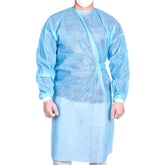 Non - Woven Isolation Gown 1 Piece - hotpackwebstore.com - Isolation Gown